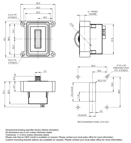 Scroll Wheel Module – Rear Mount extra image 1